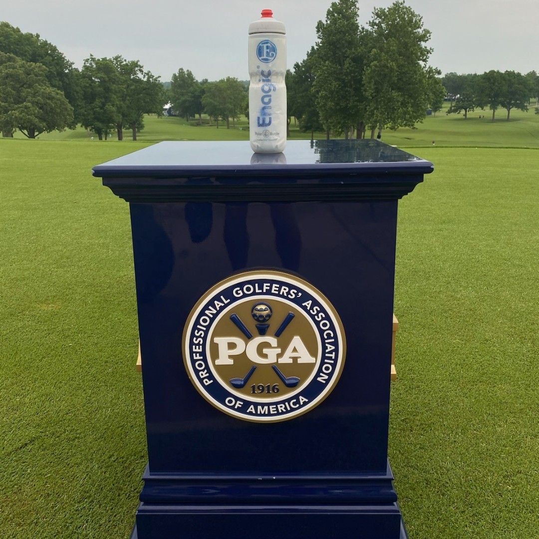 Enagic's tweet photo. Enagic-sponsored Caddie Kenny Harms and Kevin Na are ready for the PGA Championship this week in Oklahoma! Watch the action on ESPN and CBS.

#TeamEnagic #KangenWater https://t.co/xmNAVryd8Y