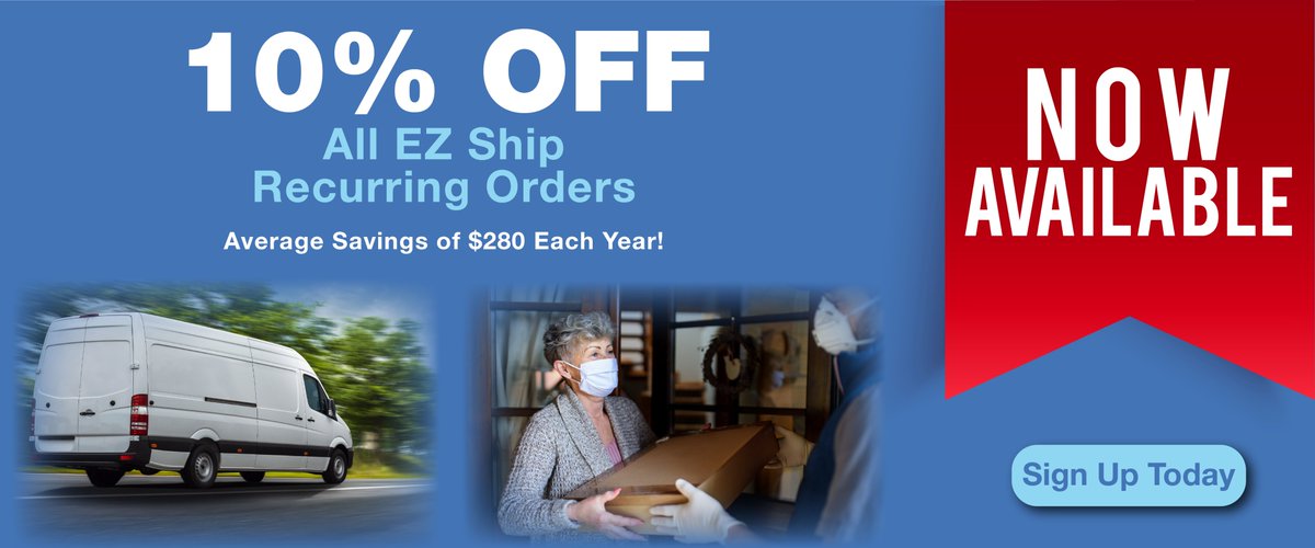 EZ Ship recurring orders are now live on MyCareCupplies.com! Save 10% off EVERY ORDER. Go to mycaresupplies.com/ez-ship to learn more.
#savings #savingmoney #EZShip #RecurringOrders