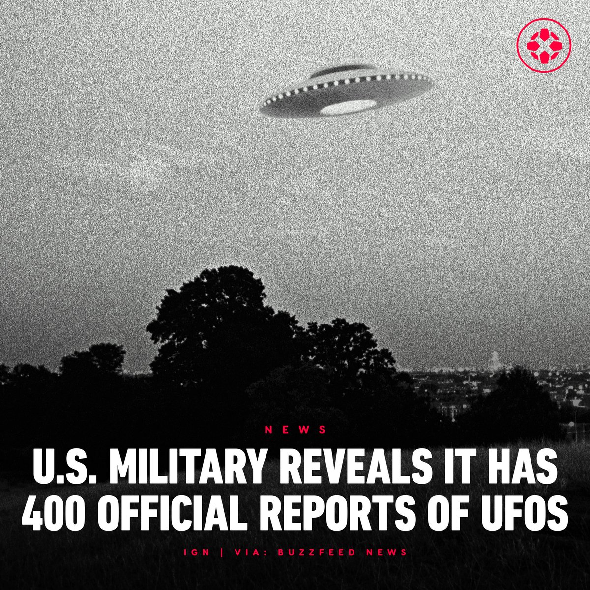 IGN's tweet photo. Military officials shared a video on "unidentified aerial phenomena," which detailed the "potential national security threat" that they pose, but never once mentioned the word alien. https://t.co/UI9Z5v7H4i