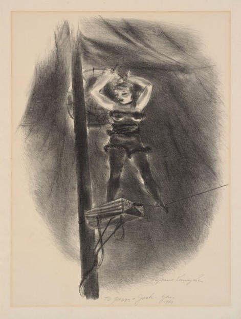 SpfldMuseums's tweet photo. Yasuo Kuniyoshi—Tightrope Walker
#SmithsonianAPAHM #AAPIHeritageMonth #AAPIHM #APAHM #SpringfieldMuseums #Art
Yasuo Kuniyoshi, American, 1899-1953. Tightrope Walker, 1949, Lithograph, Gift of Mrs. Joshua Binion Cahn, 77.D88. https://t.co/BSEydgNaf0