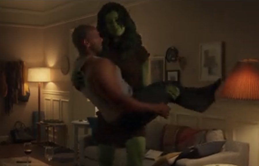 Kid_Kinobi's tweet photo. @MarvelStudios @disneyplus The She-Hulk show knows it’s target audience frighteningly well https://t.co/JiwCdCbfvD
