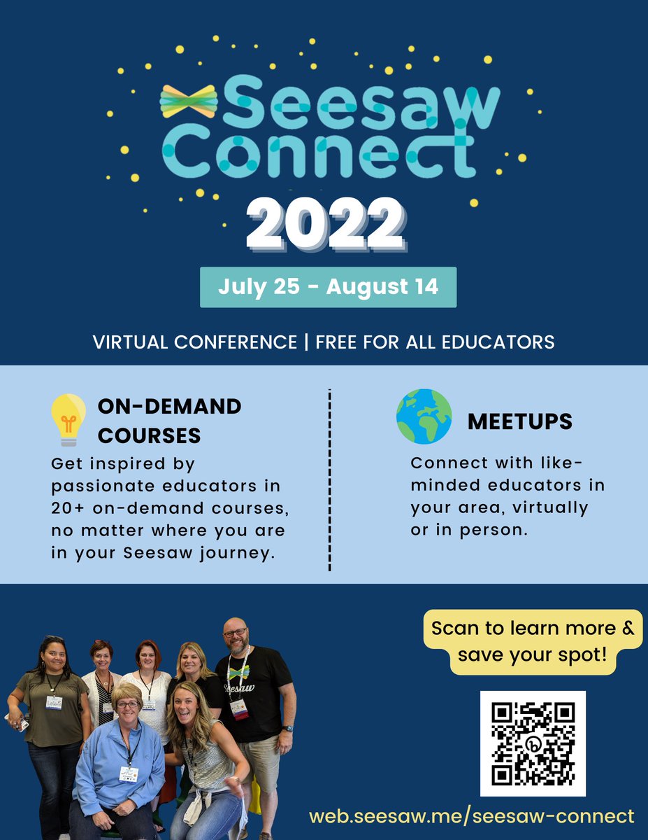 I can’t wait for @Seesaw Connect 2022!!🌟 Don’t forget to sign up @ASD_1Excellence! 🎉🎉🎉