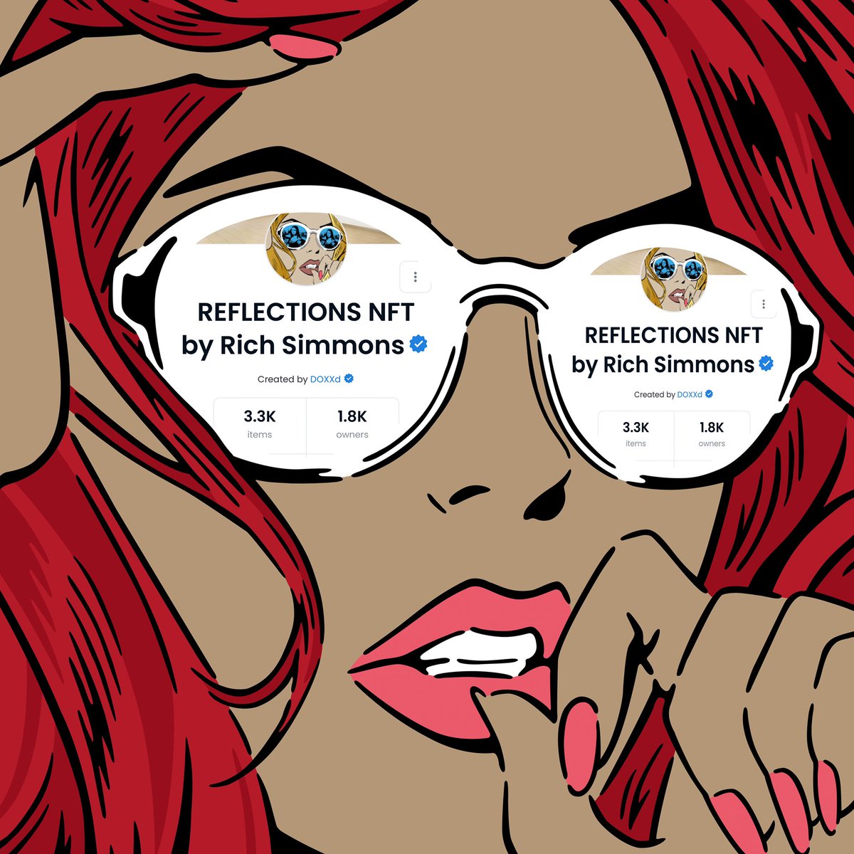Very excited to see that iconic little blue tick appear on opensea.io/collection/ric… which verifies the collection &amp; all of the hard work that has gone into making #reflectionsnft so successful so far. Huge thanks to the whole community &amp; team who helped get this far!
#NFT #nftart