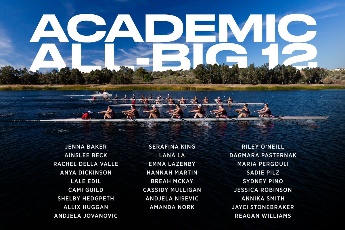 The Sooners set a 𝙥𝙧𝙤𝙜𝙧𝙖𝙢 𝙧𝙚𝙘𝙤𝙧𝙙 with 2️⃣6️⃣ student-athletes named to the Academic All-Big 12 Team, including three with 4.0 GPAs! 

📰 | bit.ly/39x5lfx

#TogetherAsOne