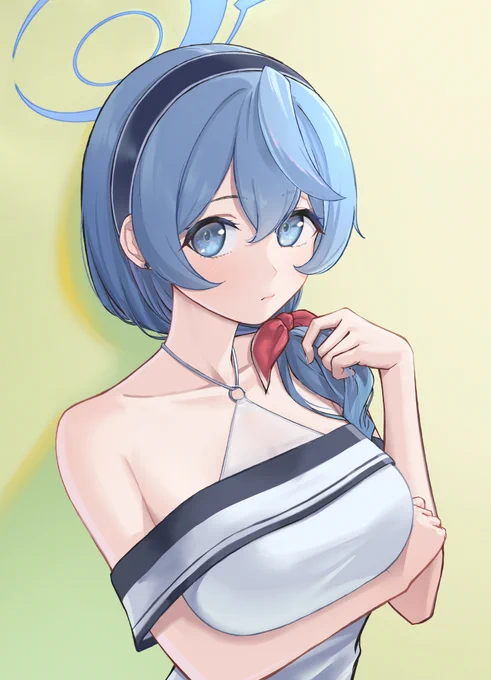 部長の私服姿を目に刻みたい気持ちは
百回万回理解しますが

...私も、それなりに気を遣ったんですけど

#ブルアカ  #天雨アコ 