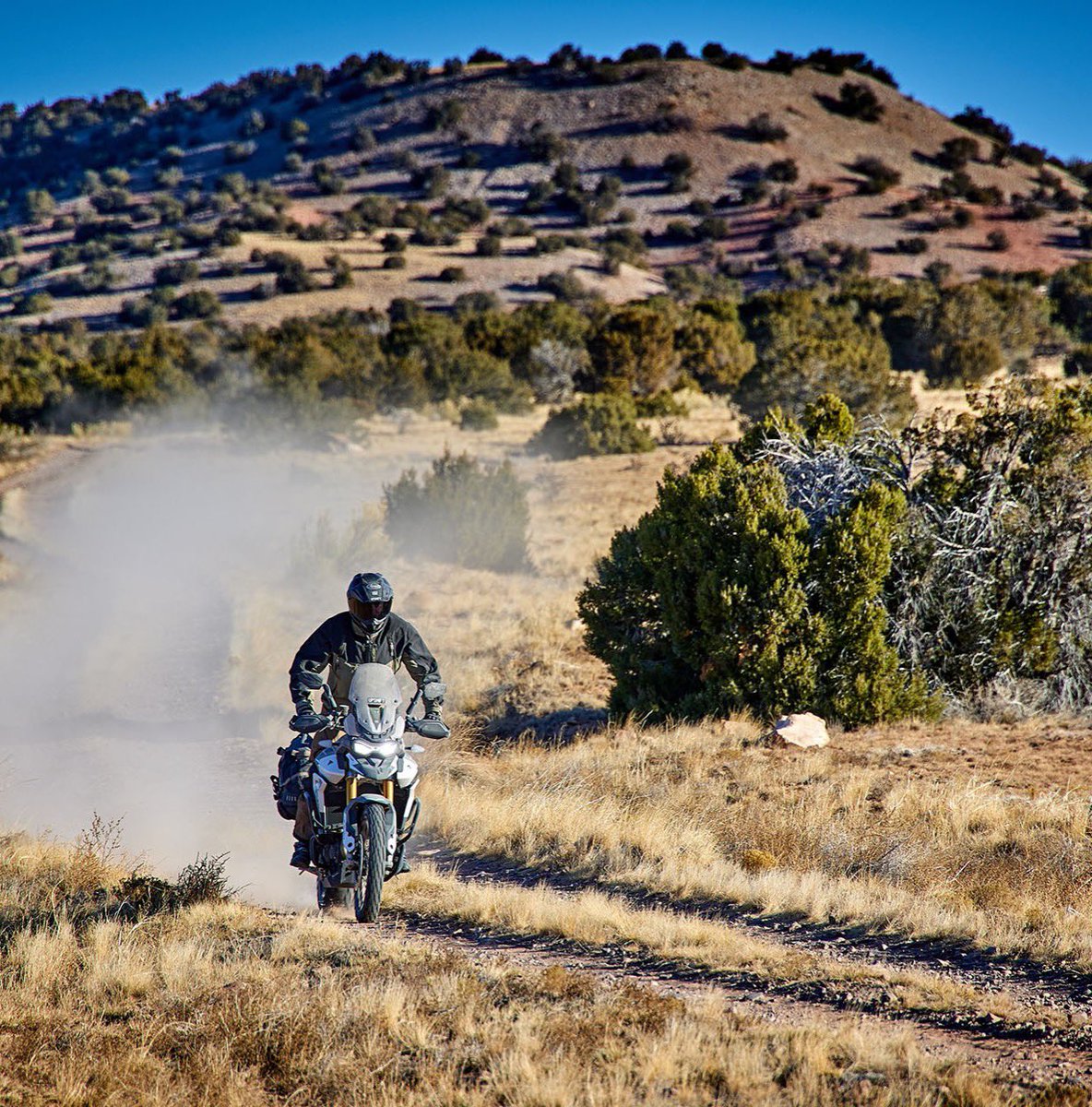 upshift_online's tweet photo. The New Mexico route from Backcountry Discovery Routes is certainly one of the more memorable on the roster. Of course they are all quite memorable. But Part 3 of the #NMBDR is featured in Issue 69. #ridebdr
✏️📸 Olivier de Vaulx
Part 3 - Issue 69: https://t.co/r6q5p0IRXl https://t.co/dS1qHkKaJk