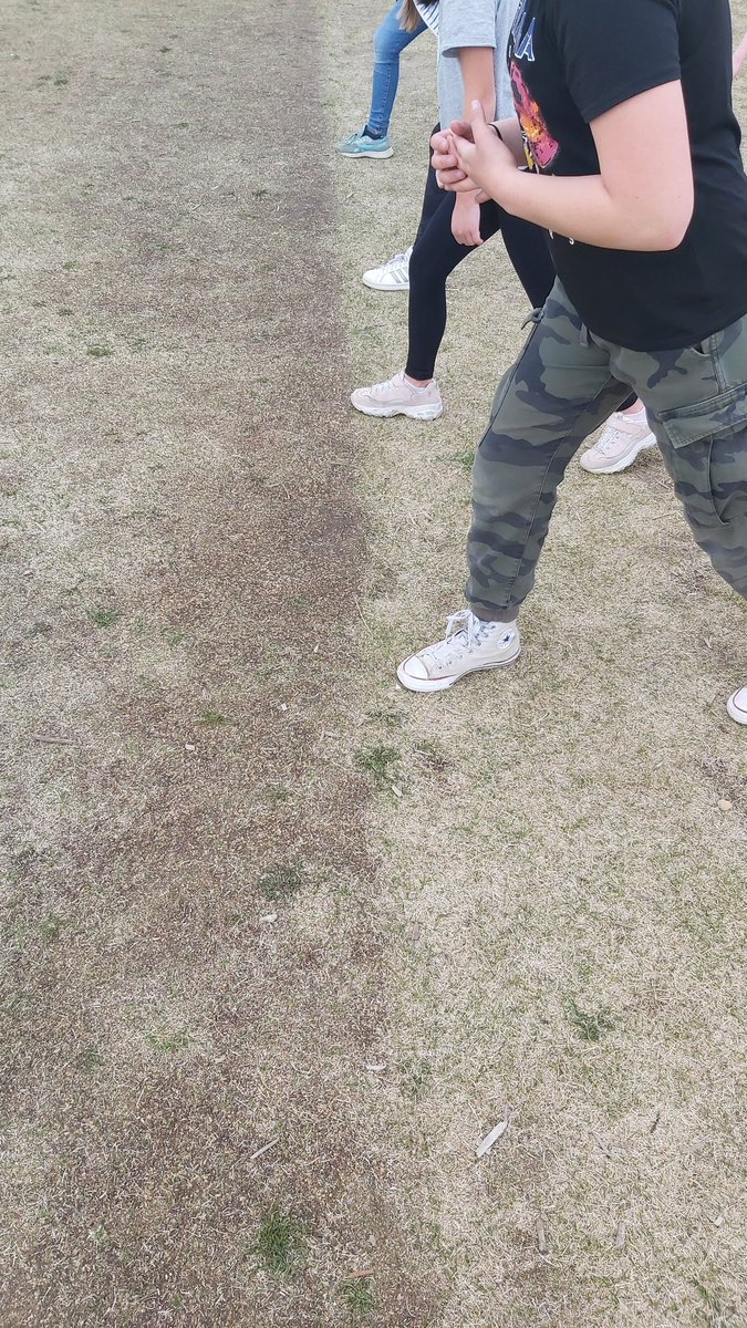 Mr_T_Hamilton's tweet photo. #move2grow week at @StoonPubSchools.  Monday was moving so we practiced our sprints for our track day on the 25th.  Today's theme is trekking so we played some flags in the rain! https://t.co/YQp10jvuvj
