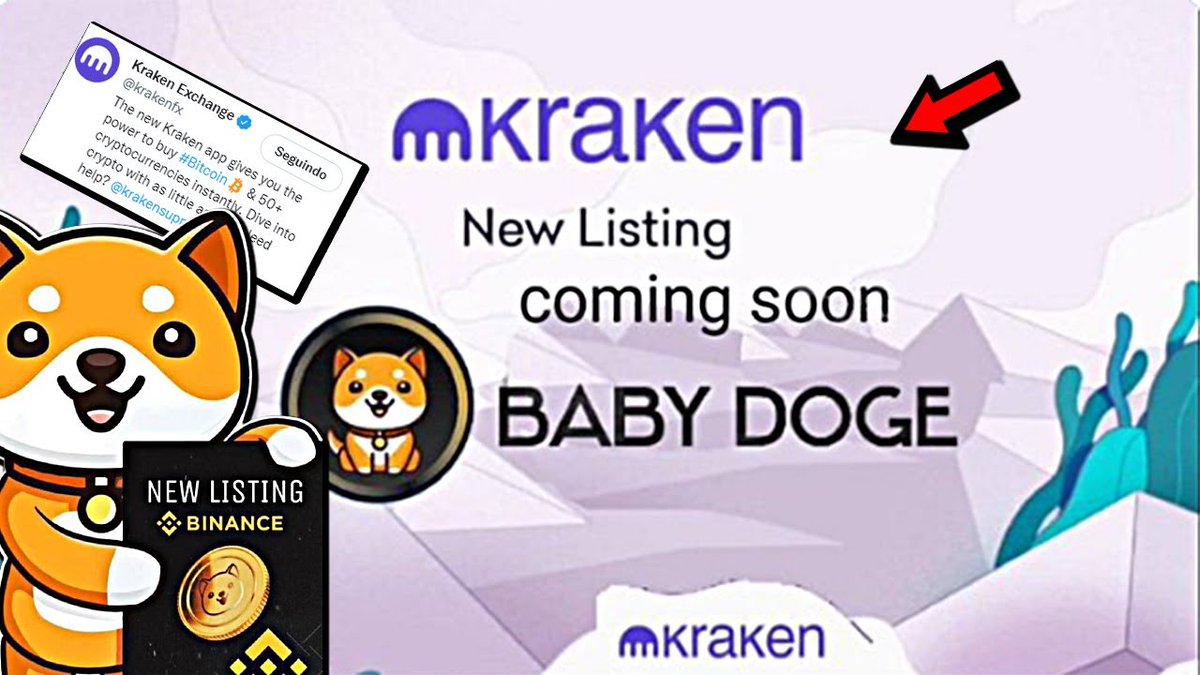 deris_bo's tweet photo. NEW LISTING: @krakenfx Coming Soon 🔥 #BabyDogeCoin

RT ❤️ &amp; Follow Me ✅ 🙏🏻 https://t.co/g6rXTuWhEE