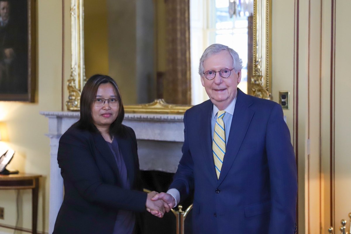 Glad to host <a href="/ZinMarAungNUG/">Zin Mar Aung</a> for a meeting in the Capitol today. We discussed Burma’s struggle for democracy against the repressive military junta and the importance of continued support from the U.S. and friends of freedom around the world.