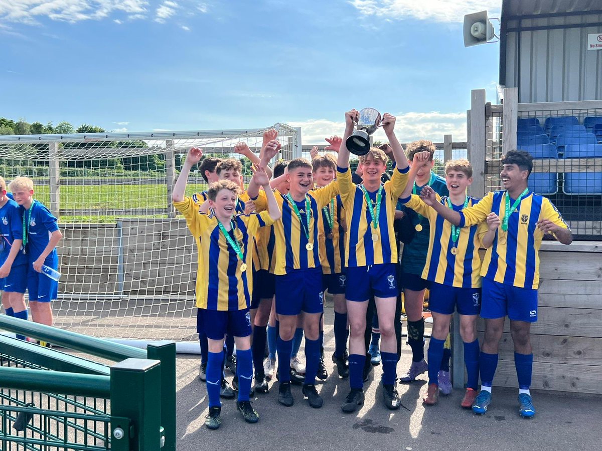 headteacherfor2's tweet photo. Another cup coming home!! U14 boys follow the U16 Champions from last week! Forest are unstoppable! Well done boys! #aspire https://t.co/LIJ8OMcUa8