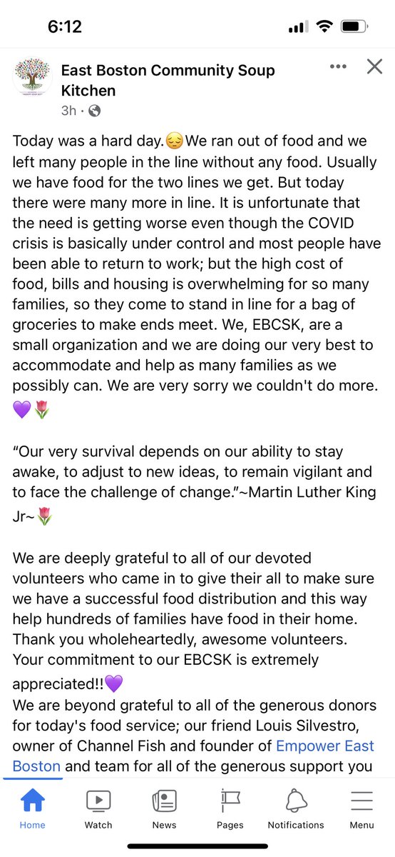 East Boston Community Soup Kitchen ran out of food today. You can donate on their website   facebook.com/57628298589228…