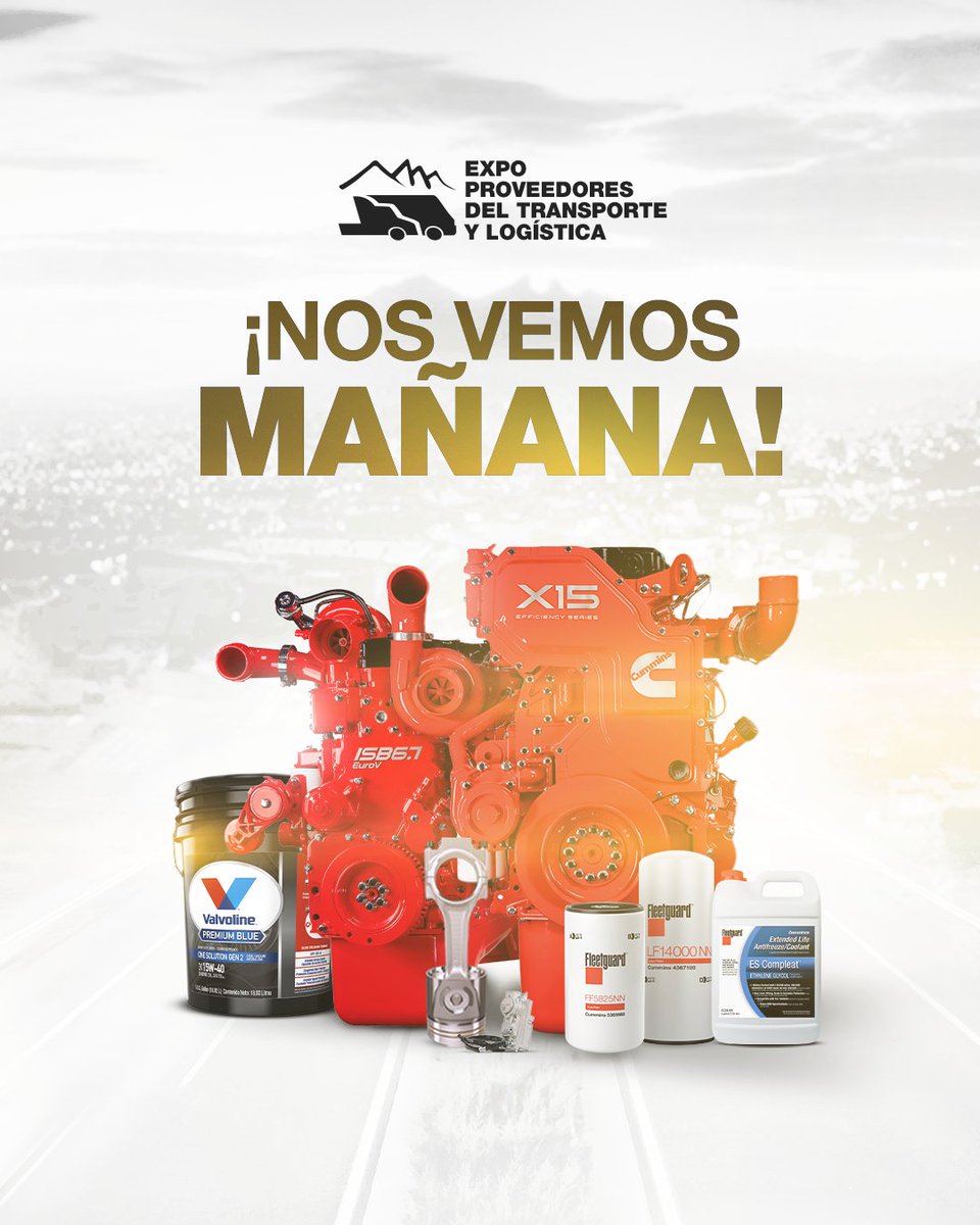 ¡La Expo Proveedores es mañana! 🙌

Si estás en Monterrey, del 18 al 20 de Mayo, no te pierdas el evento más grande del autotransporte en el norte del país.

¡Visita nuestro stand!