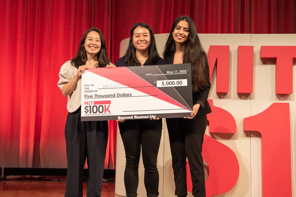 mit100k's tweet photo. Last Wednesday, the MIT $100K Launch Finale took place, and NoNa+ Desalination won the $100,000 grand prize! Congratulations!

Congratulations also to the other winning teams:

2nd place: https://t.co/bwSNygTAlj

3rd place: RTMicrofluidics

Audience Choice: Sparkle https://t.co/2rxfEgFdaY