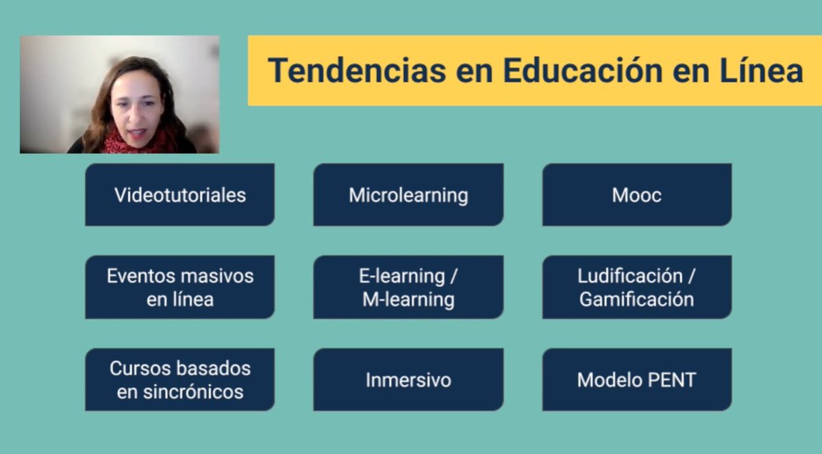 Virginia Jalley (Investigación y desarrollo) nos cuenta cuáles son algunas de las tendencias en el campo de la educación en línea.

🔴 En vivo: youtu.be/o03vFkC5NNE