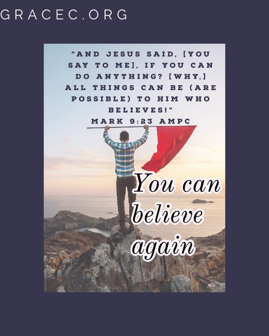 GCCIDFW's tweet photo. Truly I tell you, whoever says to this mountain, Be lifted up and thrown into the sea! and does not doubt at all in his heart but believes that what he says will take place, it will be done for him.
Mark11:23 AMPC
#gcci #youcanbelieveagain https://t.co/Z7uxD265LL