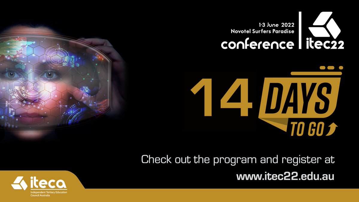 ITECAust's tweet photo. In two weeks on the Gold Coast, 250+ leaders from across the #VocationalTraining and #HigherEducation sectors will come together to better understand the opportunities for growth. Don't miss #ITEC22Conference over 1-3 June 2022. Register at https://t.co/IjLS1FR6Dk https://t.co/lnWUvaZTpQ