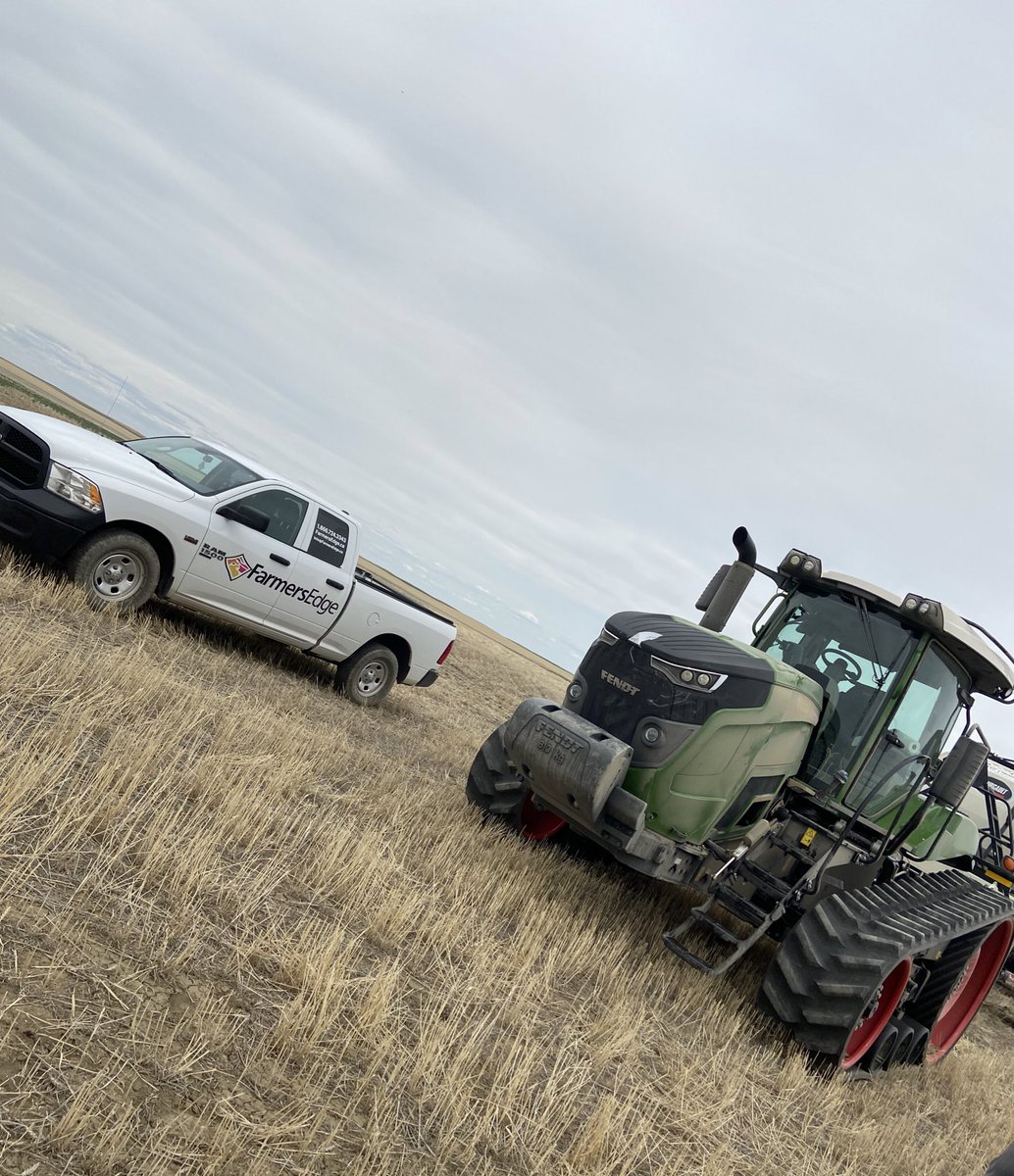 In the field meetings provide a lot of value to growers. While Chris installed a CanPlug in the growers new tractor,I helped the grower update their asset manager to help provide them with accurate crop models throughout the growing season <a href="/farmers_edge/">Farmers Edge</a>