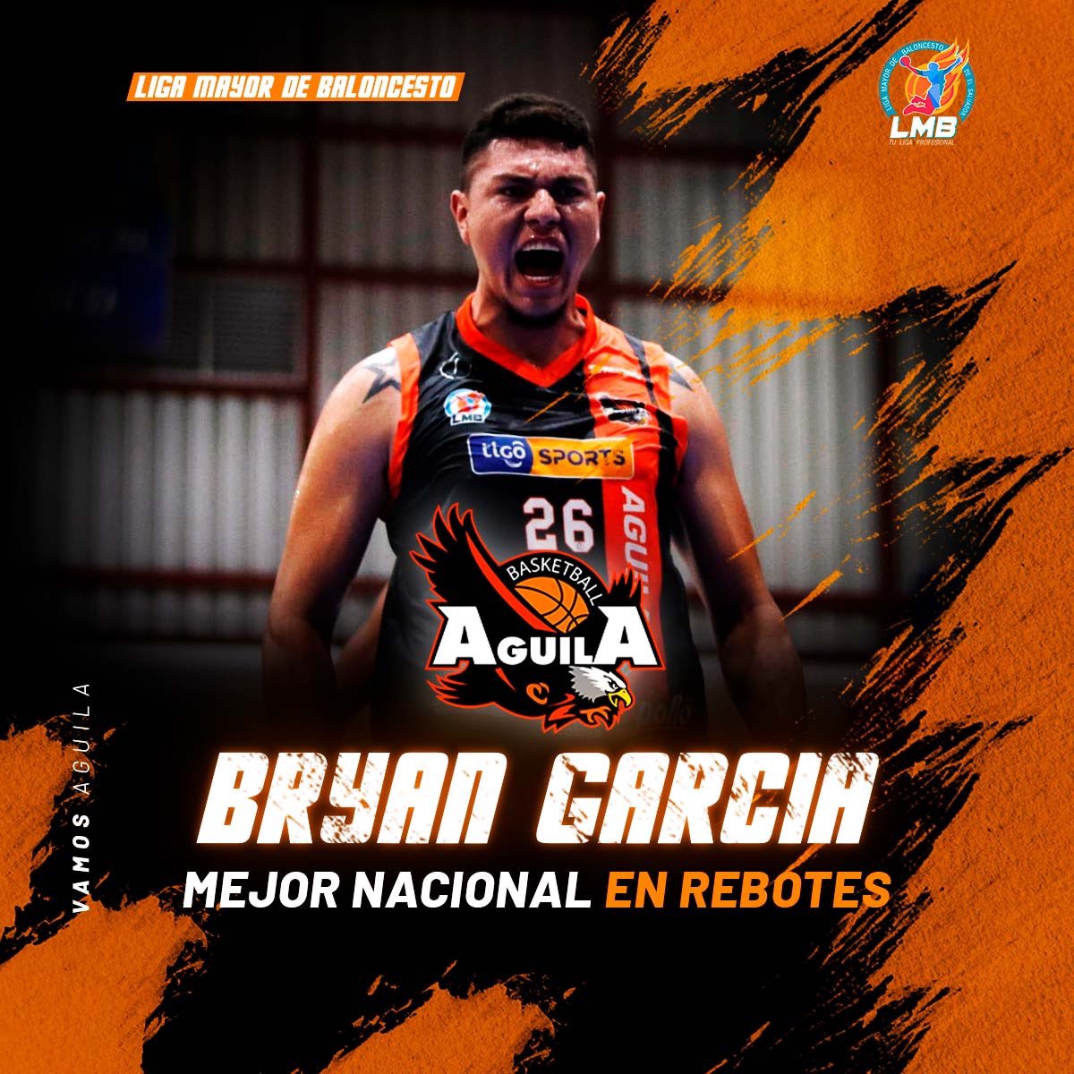Aguila_BKB's tweet photo. FELICITAMOS A TODO EL EQUIPO. 💪 ☄️.

Hoy en especial al Lic.  Brayan García  Por ser el mejor REBOTEADOR DE LA LMB Y EL MEJOR TAPONEADOR.

felicitar a Jose Araujo. JOE Por ser el mejor tirador de triples nacional.

@ybukele  gracias por la @LMB_ELSALVADOR 

#SomosAguilaBKB https://t.co/hYA66ydqPD