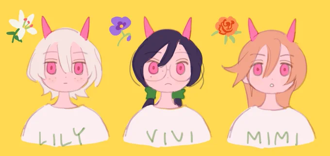 Lily, Violet, Marigold! 
