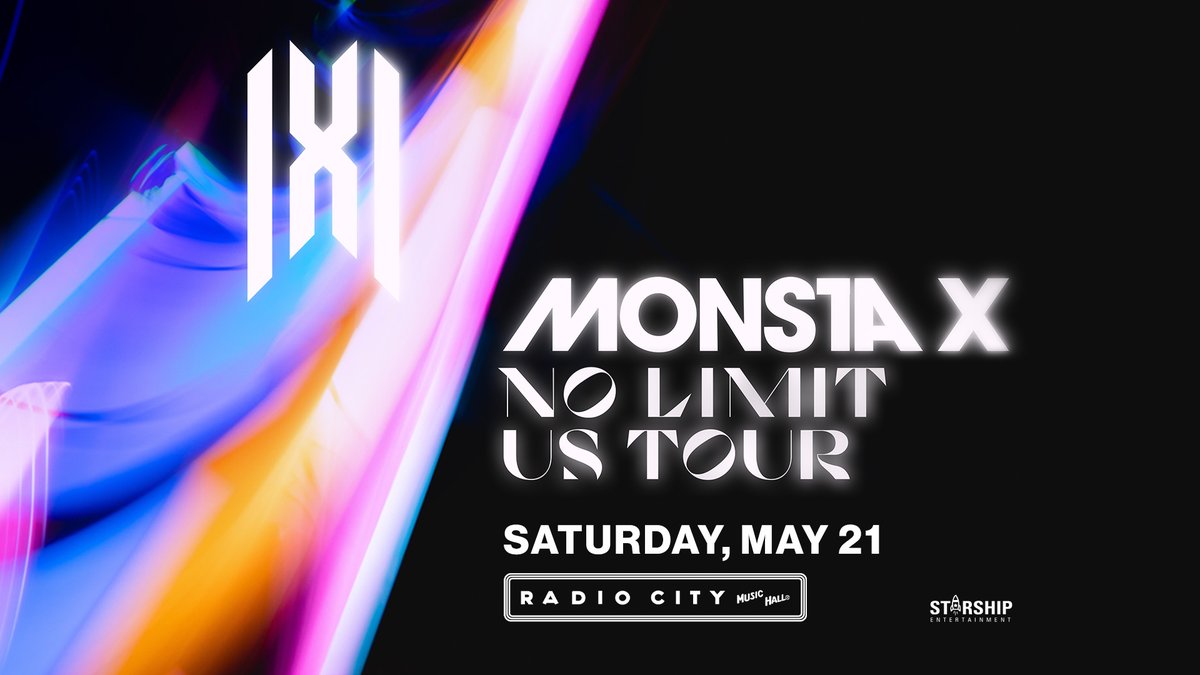 RadioCity's tweet photo. GREAT SEATS JUST RELEASED 
🎟: https://t.co/VPrAsbpW87
@OfficialMonstaX 🕶 🗃 https://t.co/OpJLUhP9K2