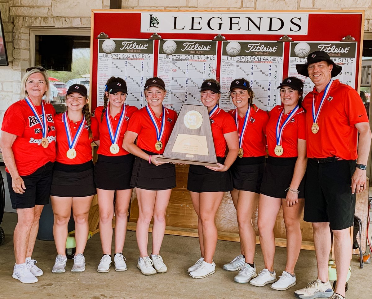Congrats to Conference 4A #UILState Girls Golf Champions!

🏆 TEAM - <a href="/ArgyleISD/">Argyle ISD</a> (📸)

🥇 INDIVIDUAL - Alexandra Hileman, <a href="/SunnyvaleISD/">Sunnyvale ISD</a>

FULL RESULTS ➡️ bit.ly/2LH370O
