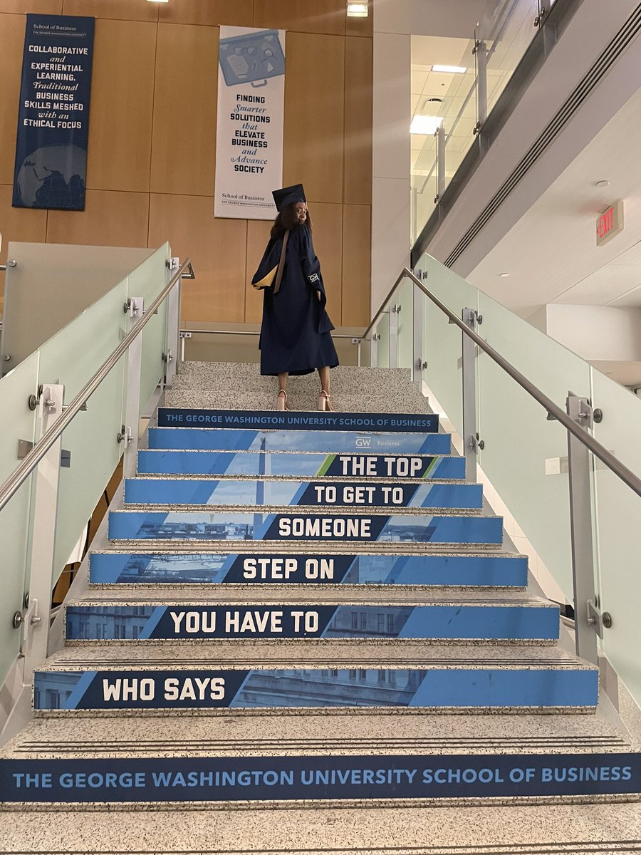 eavesnd's tweet image. I claimed it, then I affirmed it! 🎓
 
#raisehigh #masteredit #mba 
@gwbusiness @GWtweets