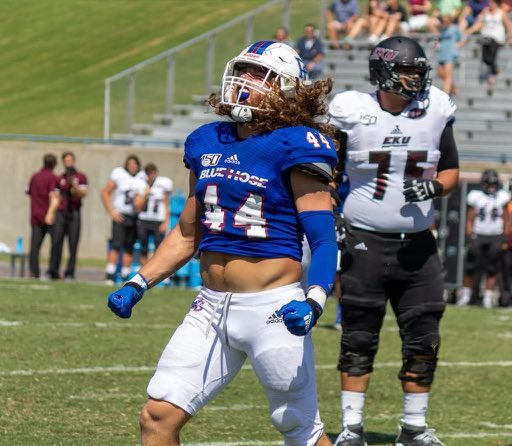 DonnellMccrayJ1's tweet photo. Blessed and honored to receive a D1 offer from Presbyterian university❤️💙@Coach_Crayton @titans_fb @CoachGabe34 @BlueHoseFtball https://t.co/pE8UyhvgUS