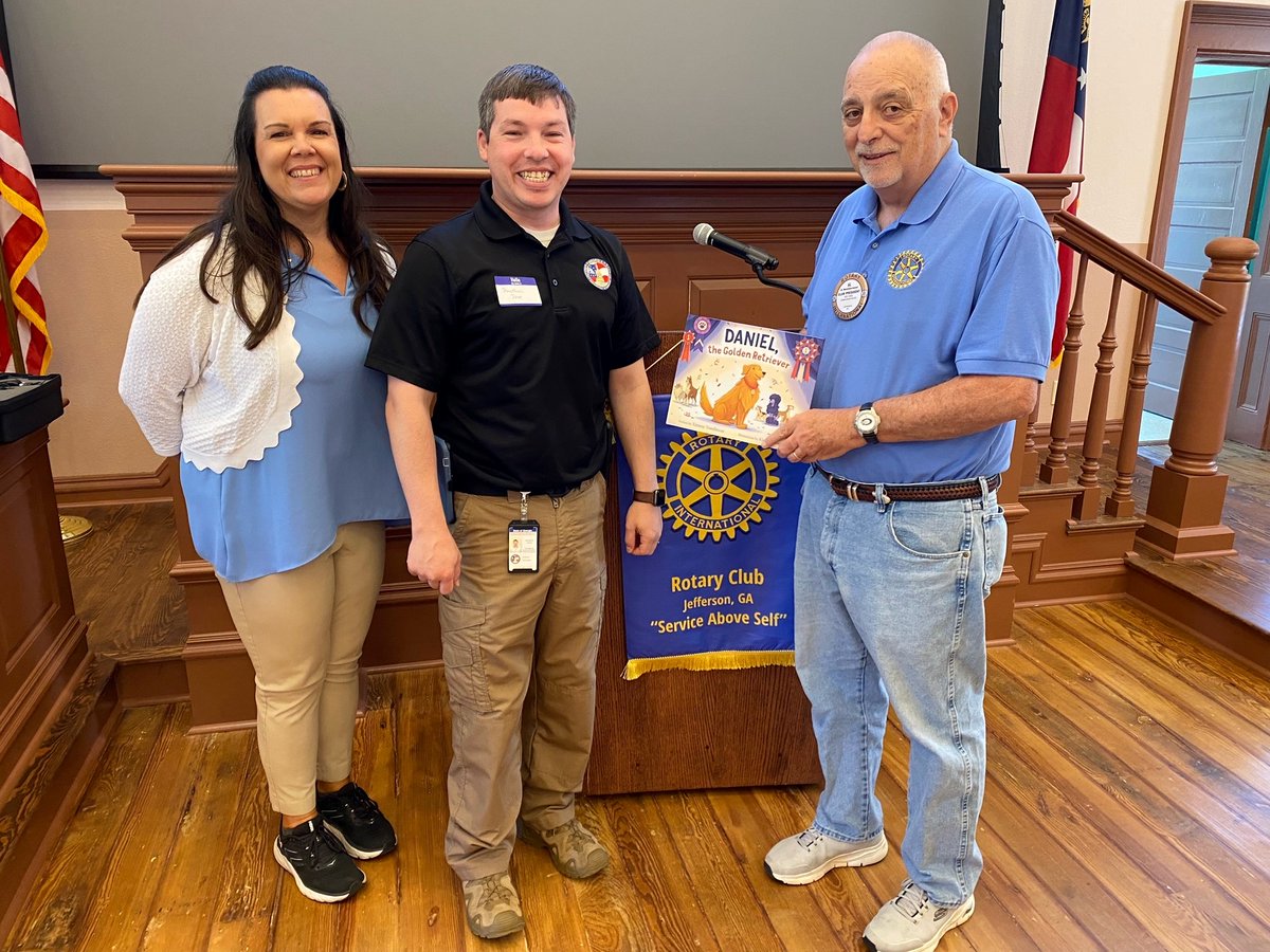 Today I had the great honor of being the guest speaker at the Rotary Club of Jefferson. I enjoyed the time spent with this amazing group of community leaders and servants at their luncheon. Thank you Gina Roy for inviting me to be a part of the group today!