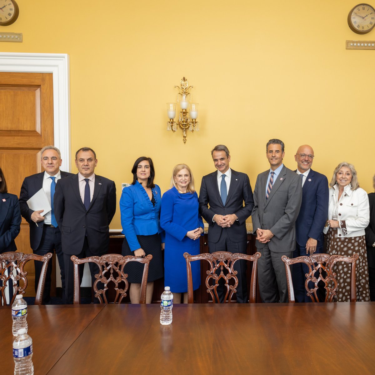 RepMaloney's tweet photo. I had the honor of hosting Greek PM @kmitsotakis in Hellenic Caucus meeting today.

We are committed to working on areas of vital importance to both nations including a unified Cyprus, return of the Parthenon marbles, and preserving Greece’s sovereignty over its territory. https://t.co/JP8ybmOLWY