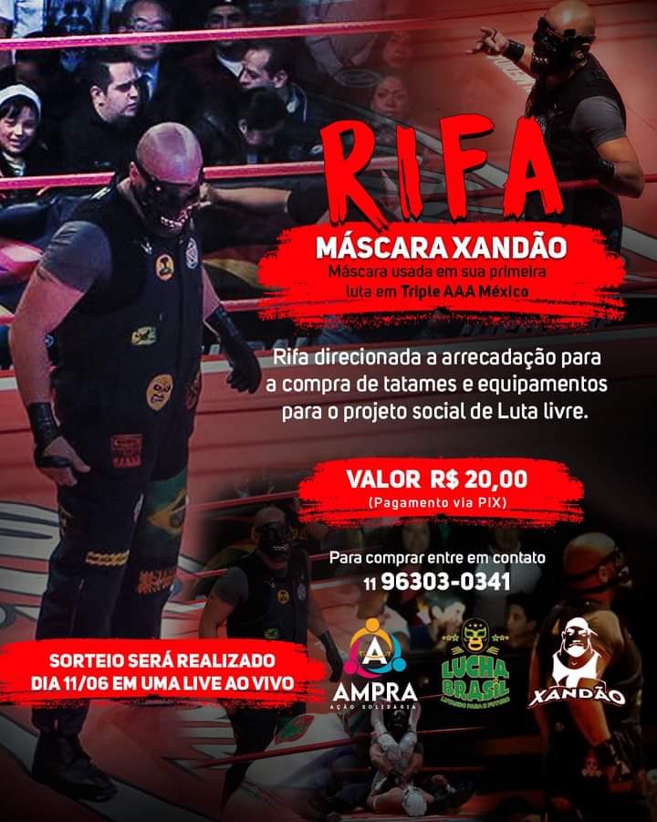 wrestlebr's tweet photo. 🚨 PROJETO LUCHA BRASIL

O Xandão, lenda da luta livre nacional, está lançando um projeto social para ensinar luta livre para crianças e adolescentes em Itanhaém/SP, em parceria com a Associação dos Moradores do Parque Real e Adjacências (AMPRA). https://t.co/Yow0zY7Ont