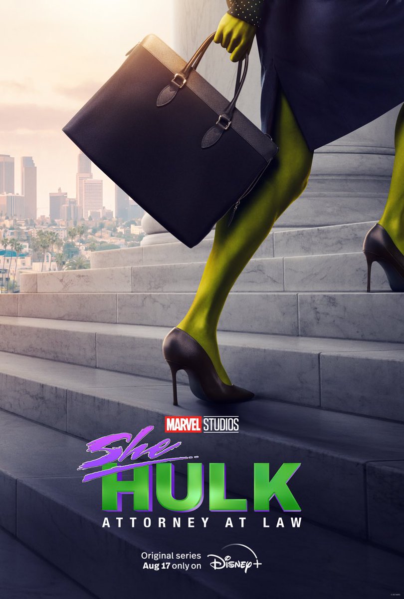 🚨 Advogadas de plantão!

 Novo pôster de #SheHulk foi divulgado pela Marvel.