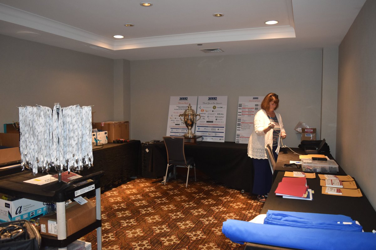 CLLAInforms's tweet photo. Getting ready for 128th CLLA National Convention that starts tomorrow... can't wait to see everyone! #commerciallaw #convention #CLLA https://t.co/02O41Zv6xo
