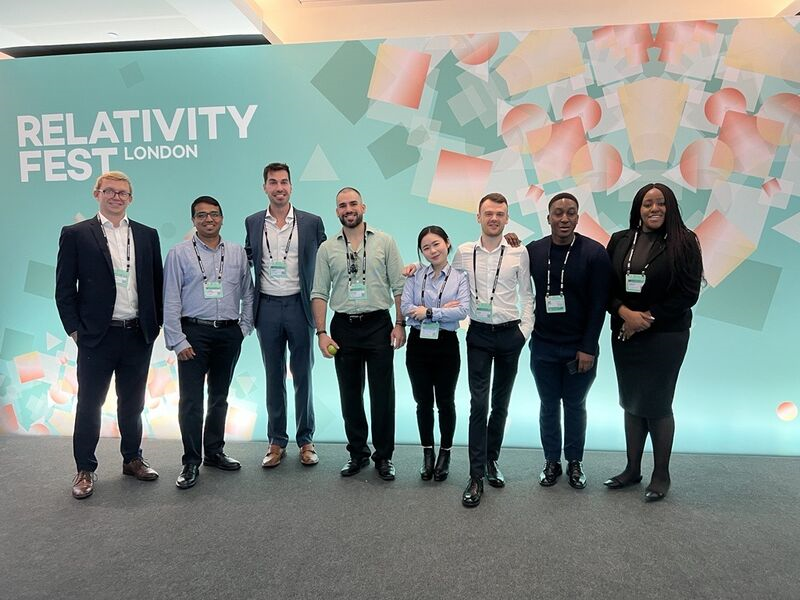moraeglobal's tweet photo. The Morae's UK e-Discovery team at #RelativityFestLondon today to connect the e-Discovery and compliance communities! #eDiscovery #RelOne #RelativityFest #Relativity #legaltech https://t.co/1JtvyAo0Kn