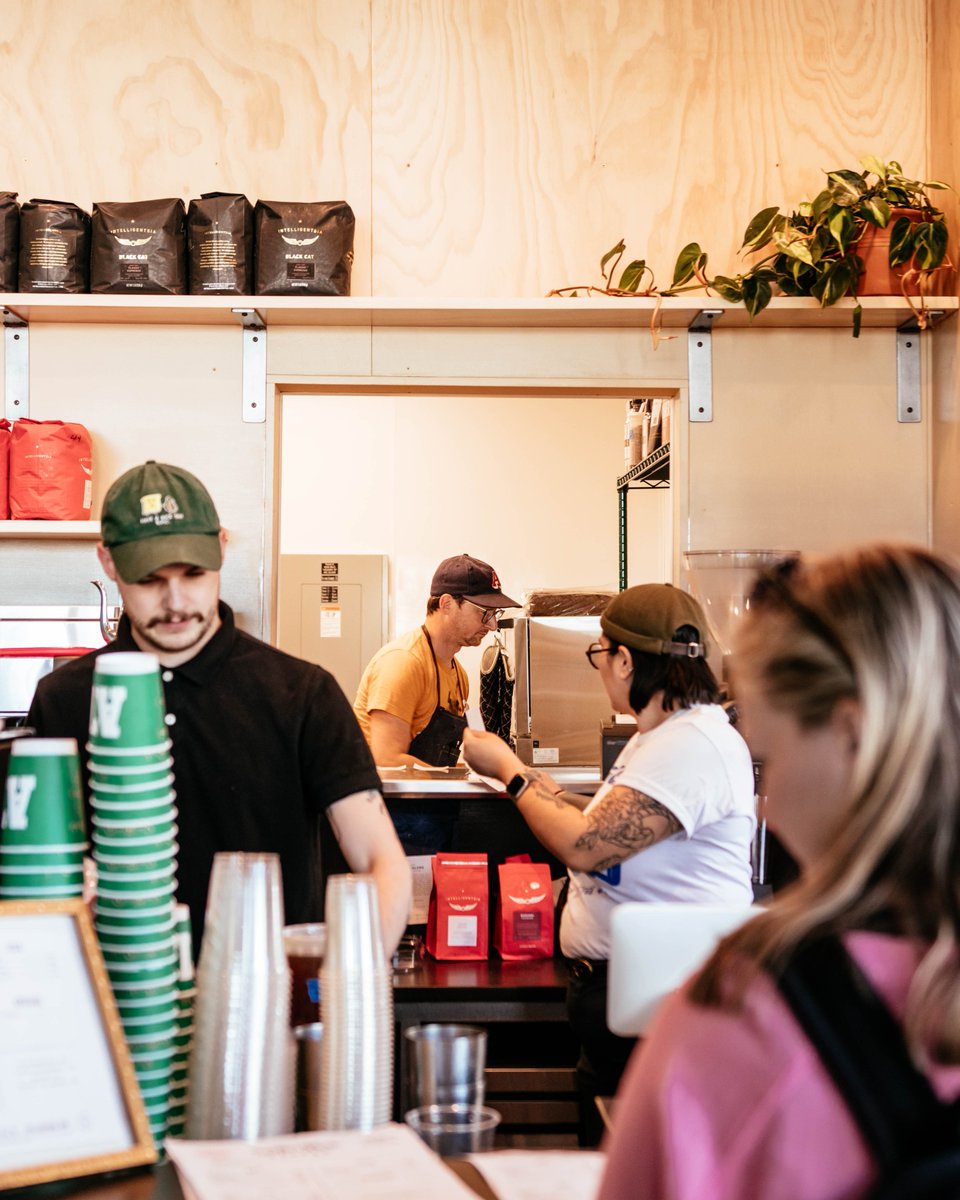 spillerpark's tweet photo. SP3 is open at Moores Mill Center! 
"The future ain't what it used to be." - Yogi Berra
With expanded and new menu offerings, more seating, all the natural light, and always more coffee! 
C'mon in, we're brewing 8A-2P every day ☕️ https://t.co/hxNjsLlNPq