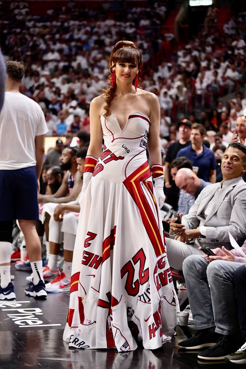 Radmila Lolly Turns Heads at the Miami Heat Playoffs. MFS