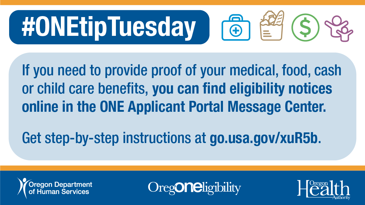 ORHumanServices's tweet photo. There's an unprecedented need for benefits like medical, food, cash and child care assistance. We are working through applications as quickly as possible, but some are taking longer than we’d like. Check out this tip to make your experience as smooth as possible. #ONEtipTuesday https://t.co/feolYLcqpP