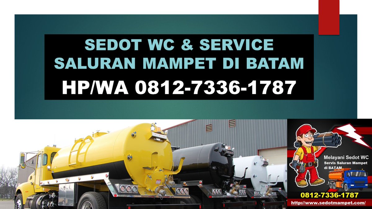 TERBAIK … !!! +62812-7336-1787 Sedot WC Batam – Ahlinya Pelancaran Saluran Mampet di Batam
id.carousell.com/p/1161241648/?… 

#Batam, #Barelang, #sedotwcbatam, #sedottinjabatam, #sedotlimbahbatam, #sedotseptictankbatam, #servismampetbatam, #sedotseptictank, #sedotlimbah,