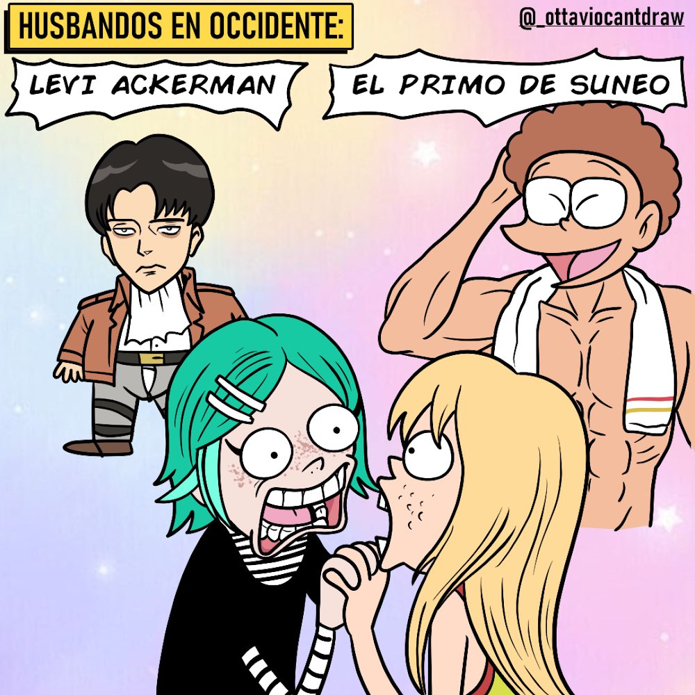 ottaviocantdraw's tweet photo. HUSBANDOS EN OCCIDENTE        VS. ORIENTE https://t.co/3GtLX2uRju