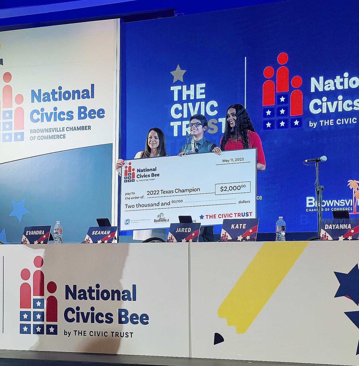 wearespence's tweet photo. Last week we were beyond proud to attend one of the nation's first National Civics Bees in our beloved Brownsville, Texas, hosted by @BTxChamber and @USCCFoundation. #NationalCivicsBee #USCCF #Branding #Design #Civics #Brownsville #CommunityEngagement https://t.co/N7G6apZj8I