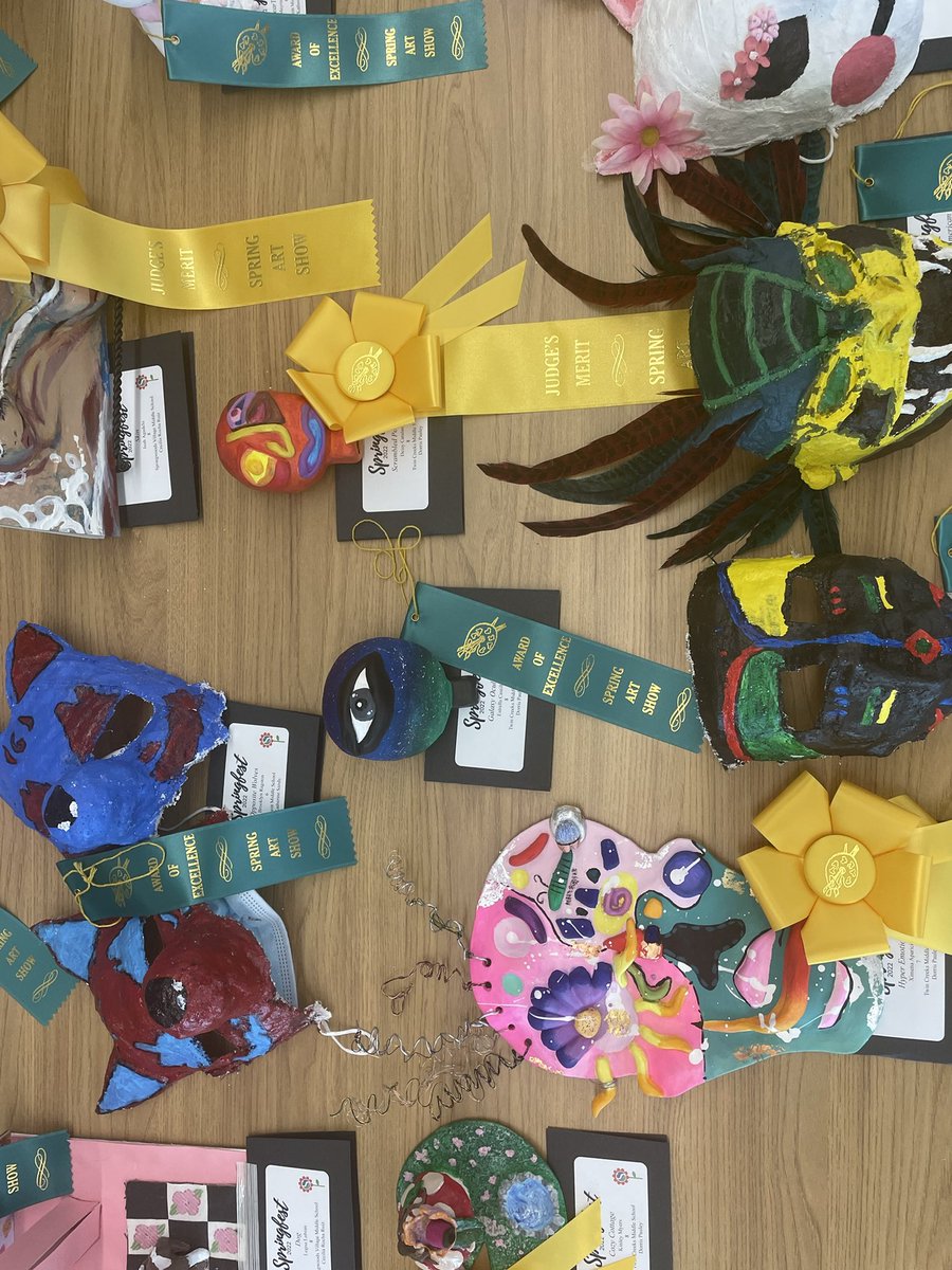 SpringISD's tweet image. There’s art displays, interactive creation stations, live performances, food trucks, balloon animal artists, and more! T-minus 20 minutes until showtime. Come celebrate the performing and visual artists with us!