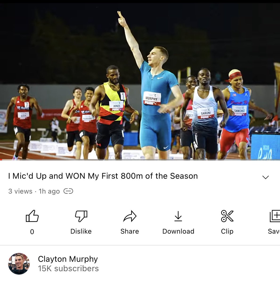 Clayton_Murph's tweet photo. Make sure to check my brand new video! This is by far my favorite video ever posted! 
I wore a mic during the race in Puerto Rico
https://t.co/zTNnz7gbbn https://t.co/iEKphxCJDs