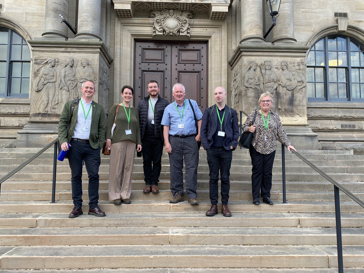 Our Green Group of councillors following the first full council meeting of the new municipal year. Fantastic to have such a strong opposition, holding the ruling group to account and putting forward positive alternatives. 

#FullCouncil