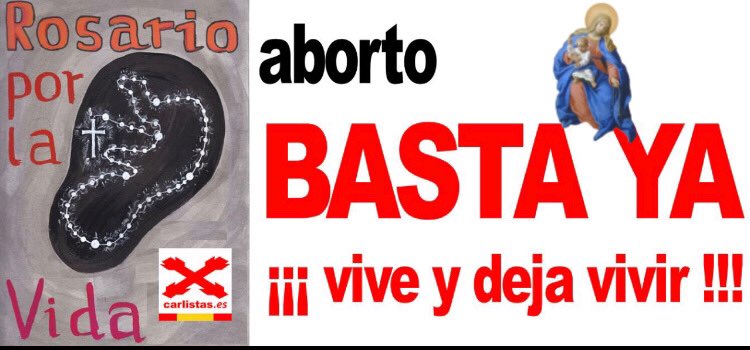 CarlistasEolia's tweet photo. El Partido Carlista
Reza por todos los bebes asesinados en abortos. Por ello presentaremos una proposición de ley para ilegalizar el aborto y librar a Eolia de este gran pecado que es el aborto. #carlismo #carlista #Aborto #CristoRey https://t.co/wMGG7Ra1RT