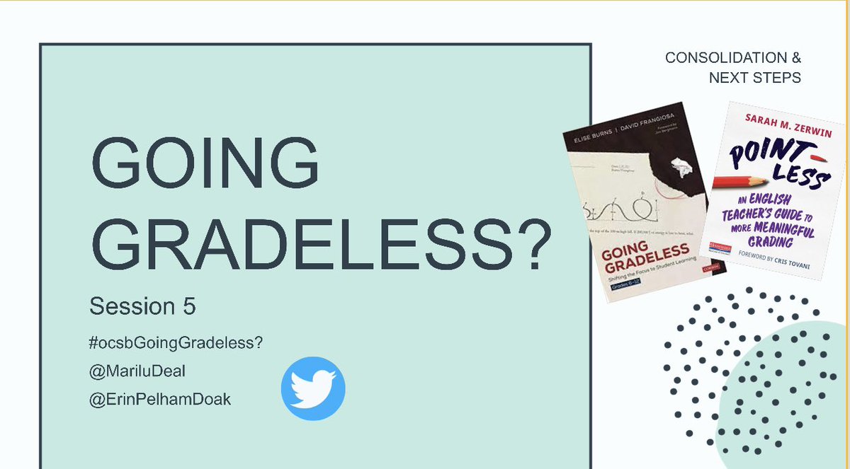 ErinPelhamDoak's tweet photo. Looking forward to consolidating our learning and planning next steps tonight at our final session of #ocsbGoingGradeless? Here’s one more resource to add to the list ⬇️ https://t.co/UwZHxQ0VuF