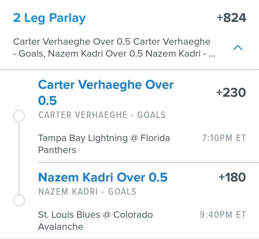JustHitsLocks's tweet photo. Really excited for this second round of #NHL playoffs! 👀🏒

Here's a little goal scorer lotto for tonight! 🙌

Good luck if you tail! 🤝🙏 https://t.co/6Cg7SOkpIV