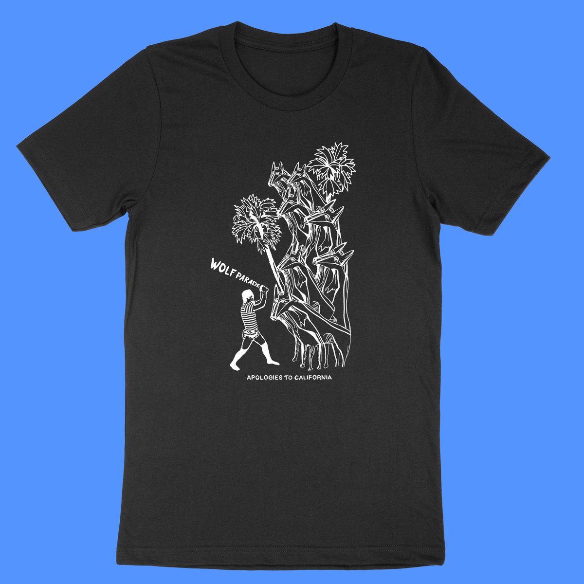 We have some special Apologies to California tees made for this weekend, only available on tour.
wolfparade.com
