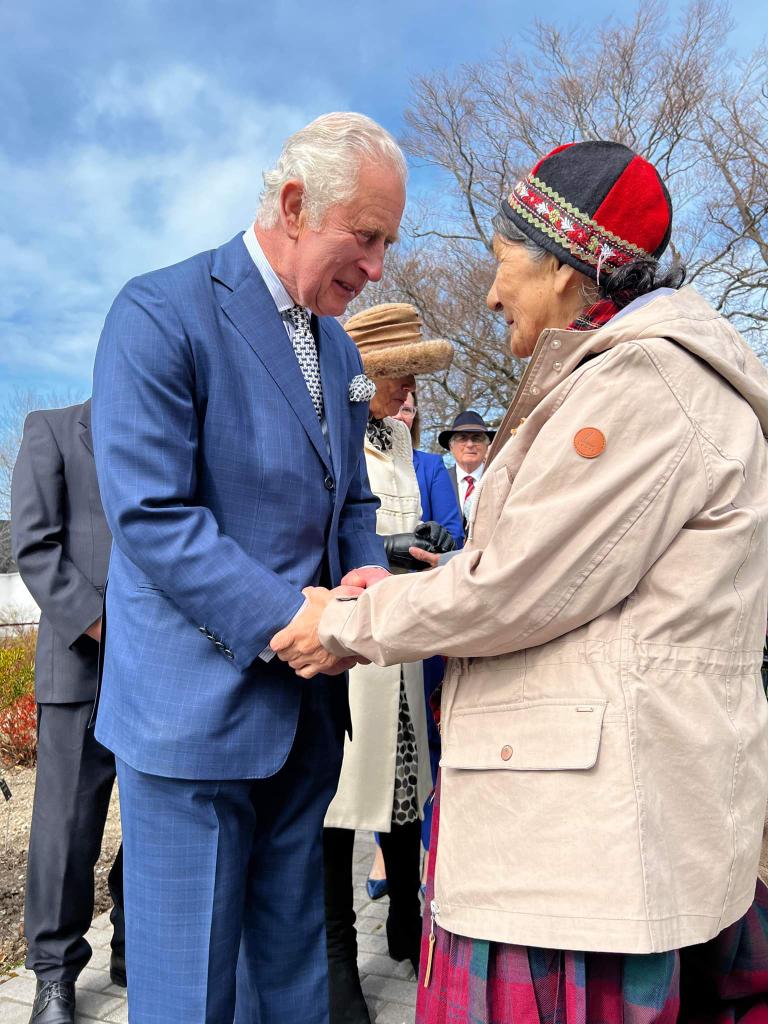 PeterPenashue's tweet photo. What a beautiful picture of mom, Elisabeth Penashue, and Prince Charles. As they say, sometimes a picture is worth a thousand words. A picture that needs to be heard everywhere.. https://t.co/tMCE8jJxMu
