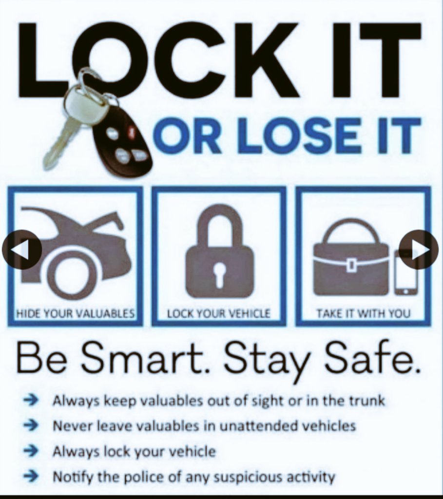 NYPD6Pct's tweet photo. 🚨 @6pctaux educating the neighborhood to NEVER leave your Vehicle doors unlocked under no circumstances & NEVER leave valuables inside your car. Criminals will check for unlocked doors and will break into your 🚗 to get to your valuables!#CrimePreventionTips #LockYourVehicle https://t.co/h7UTqB6xsj