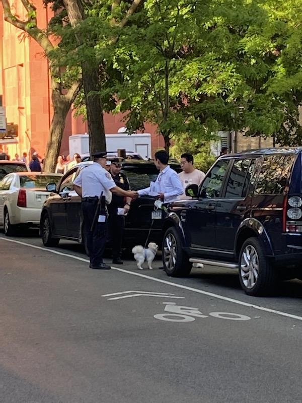 NYPD6Pct's tweet photo. 🚨 @6pctaux educating the neighborhood to NEVER leave your Vehicle doors unlocked under no circumstances & NEVER leave valuables inside your car. Criminals will check for unlocked doors and will break into your 🚗 to get to your valuables!#CrimePreventionTips #LockYourVehicle https://t.co/h7UTqB6xsj