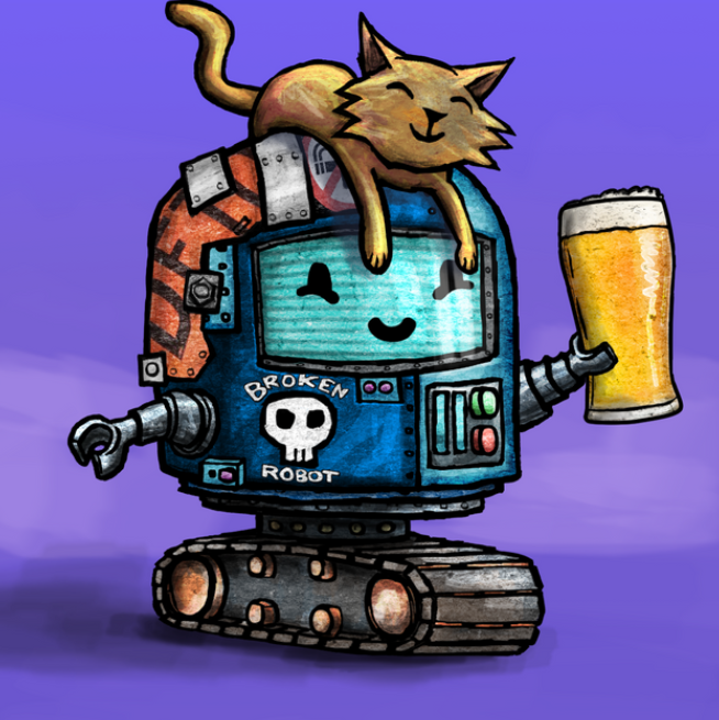 Broken Robot Burger Bar tweet media